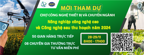 Sắp diễn ra Techmart chuyên ngành “Nông nghiệp công nghệ cao và Công nghệ sau thu hoạch năm 2024”